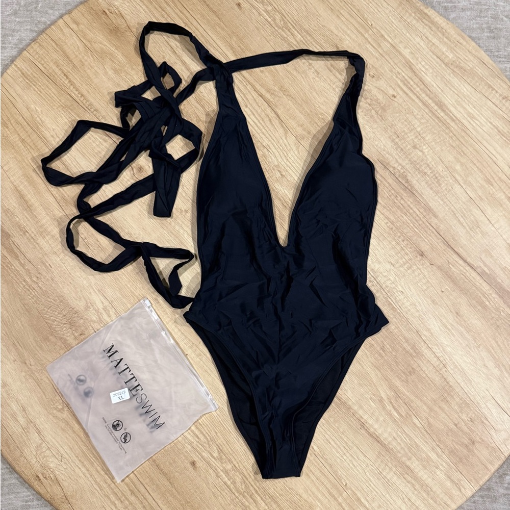 Black One Piece Swimsuit